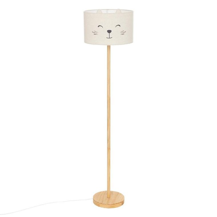 Atmosphera for kids, lampa podłogowa do pokoju dziecięcego, Cat, 154 cm