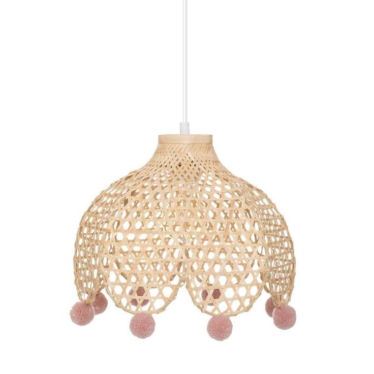 Atmosphera for kids, lampa sufitowa, Campagne, bambusowa, Ø 28 cm