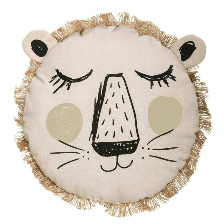 Atmosphera for kids, poduszka okrągła, lew, 44 cm