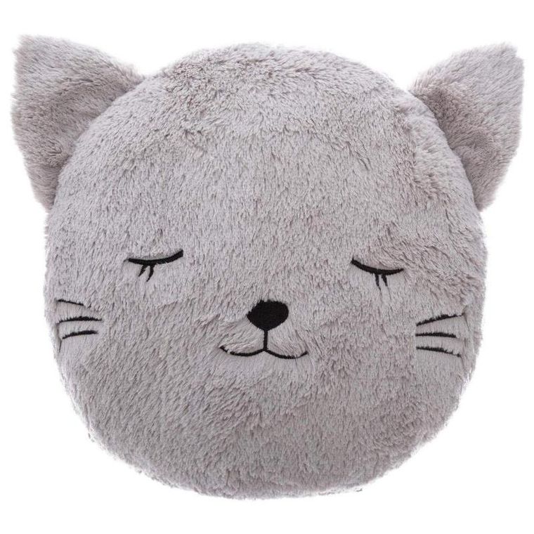 Atmosphera for kids, poduszka ozdobna do łóżeczka dziecięcego, kotek, 27-27 cm