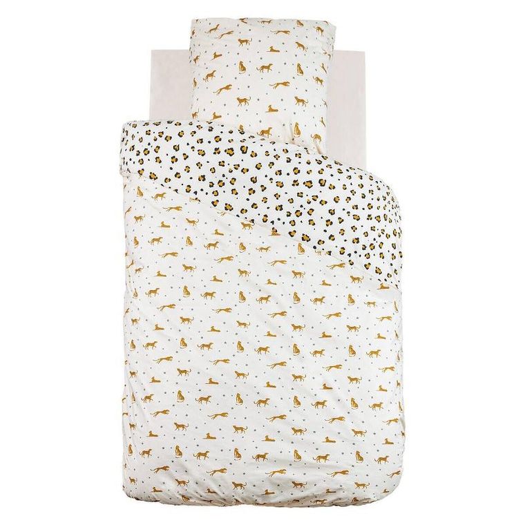 Atmosphera for kids, pościel bawełniana, leopard, 140-200 cm