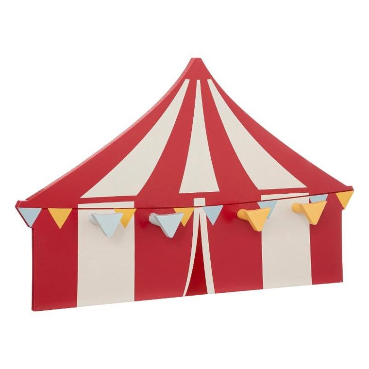 Atmosphera for kids, wieszak do pokoju dziecka, cyrk circus, 37-25 cm