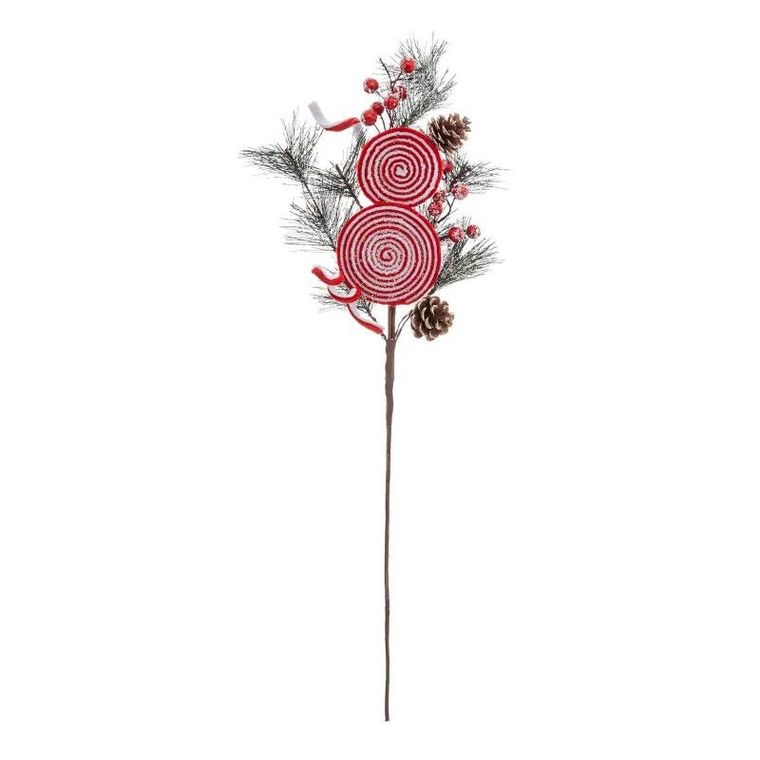 Atmosphera, gałązka do stroika świątecznego, 75 cm