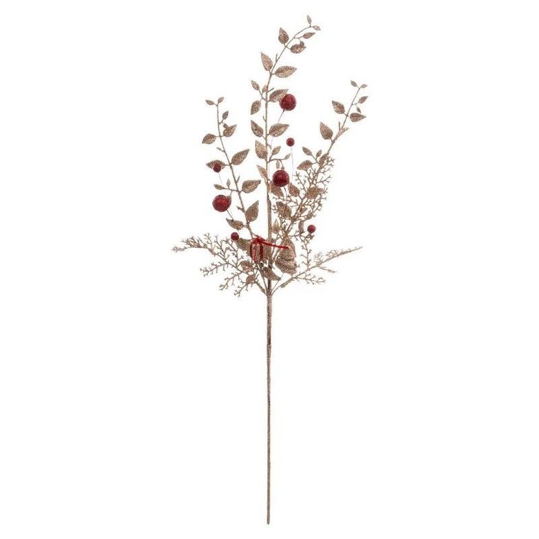 Atmosphera, gałązka do stroika świątecznego, 75 cm