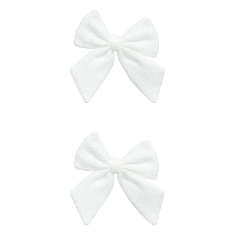 Atmosphera, kokardy na choinkę, białe, 13-18 cm