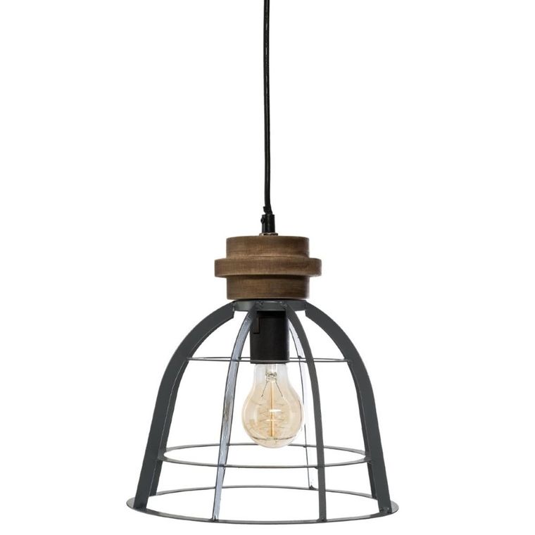 Atmosphera, lampa industrialna, Ø 25 cm, ażurowy klosz