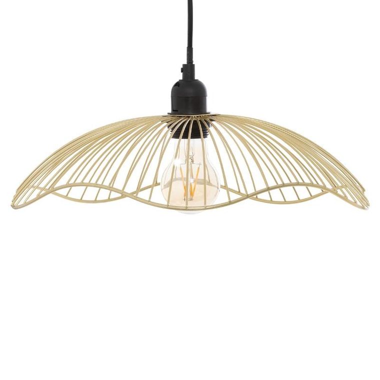 Atmosphera, lampa wisząca, Galt, z drucianym kloszem, ø 34 cm