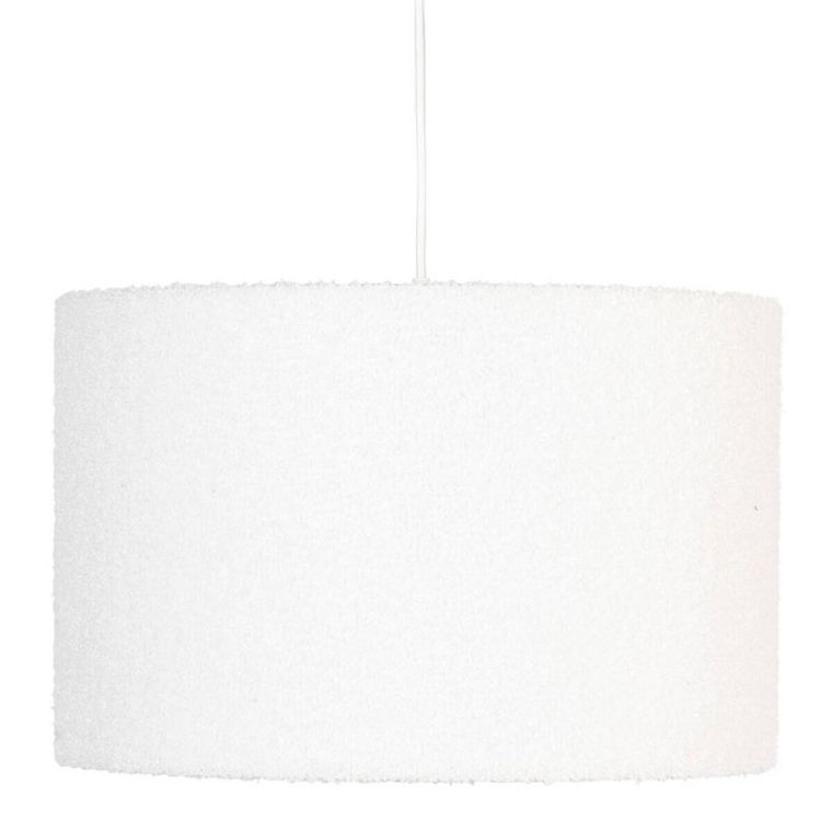 Atmosphera, lampa wisząca, Tina, abażur bouclé, Ø 37 cm