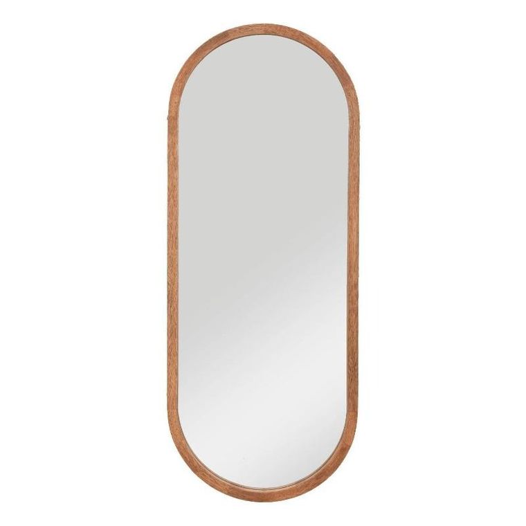 Atmosphera, lustro owalne w drewnianej ramie, Gianni, 35-90 cm