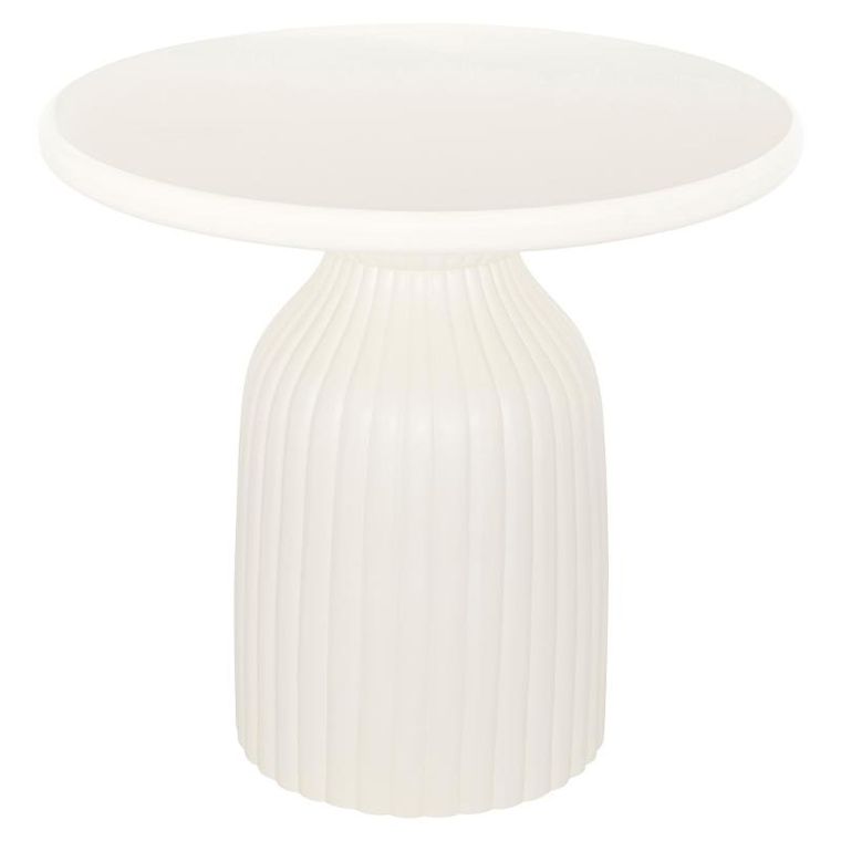 Atmosphera, Mudan, stolik kawowy, biały, 55-50 cm