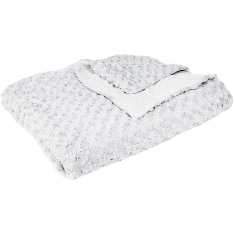 Atmosphera, narzuta na łóżko, bouclee, 180-230 cm, biała