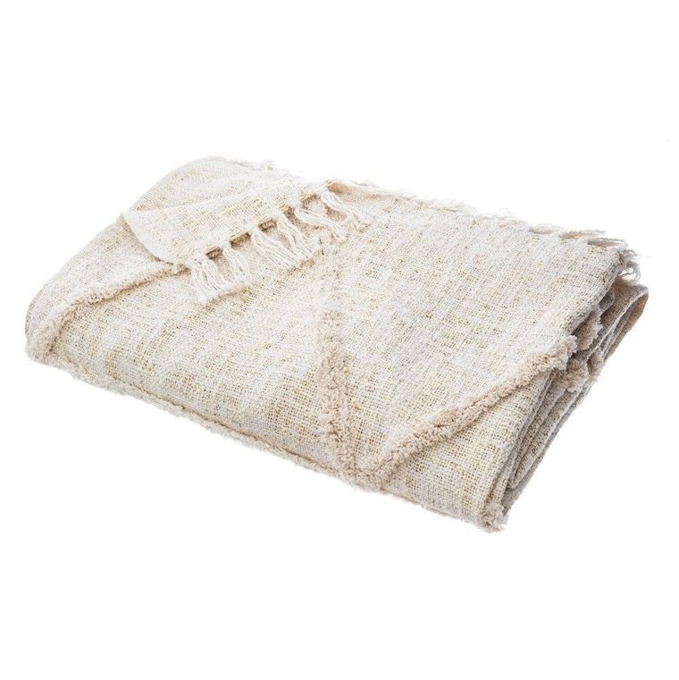 Atmosphera, narzuta na łóżko, Slub, 130-180 cm, beżowa