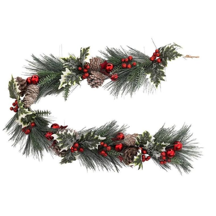 Atmosphera, naturalna girlanda z szyszkami, 100 cm