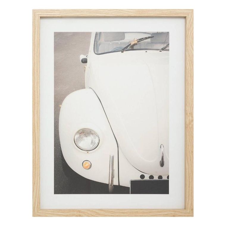 Atmosphera, plakat w ramie, retro samochód vivien, 30-40 cm