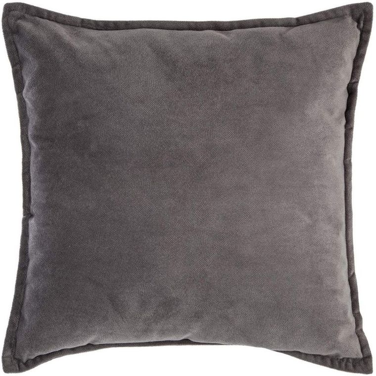 Atmosphera, poduszka dekoracyjna, ozdobna, 45-45 cm, antracyt