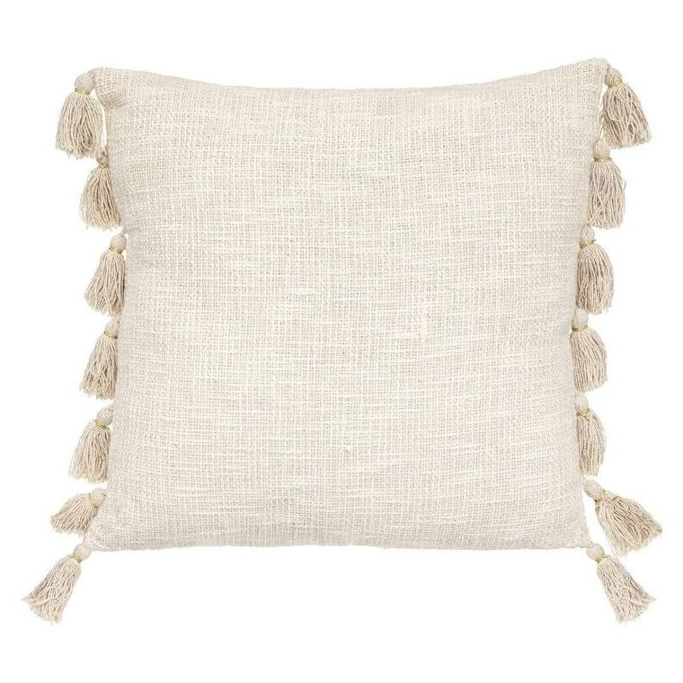 Atmosphera, poduszka dekoracyjna z frędzlami, 50-50 cm