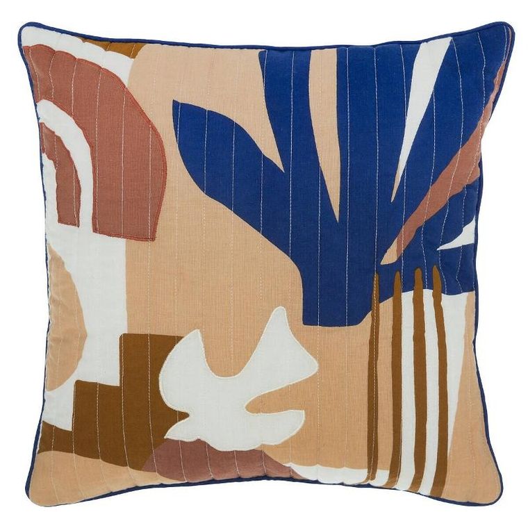 Atmosphera, poduszka dekoracyjna z geometrycznym wzorem, Soleya, 40-40 cm