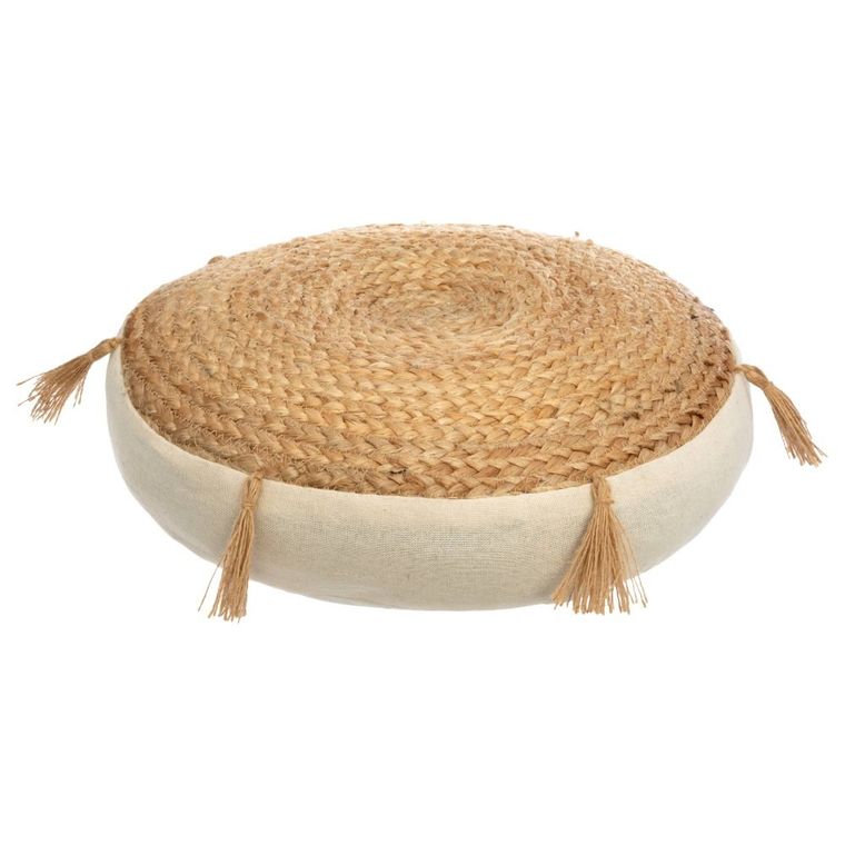 Atmosphera, poduszka do siedzenia na podłodze, Ritual, ø 38 cm, juta