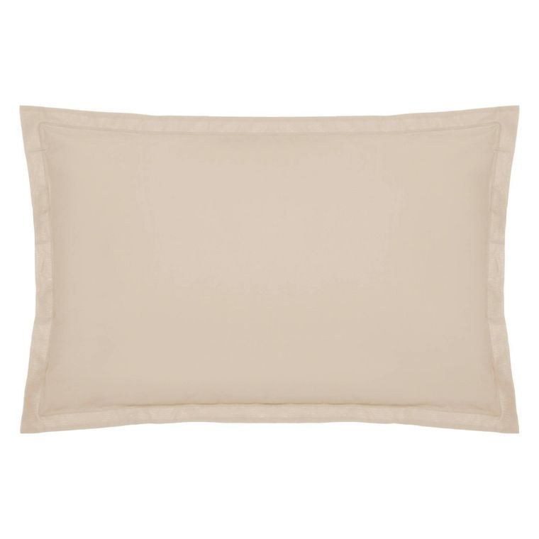 Atmosphera, poszewka na poduszkę z bawełny, 50-70 cm, beżowa