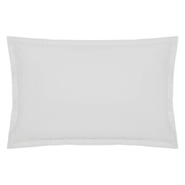Atmosphera, poszewka na poduszkę z bawełny, 50-70 cm, biała