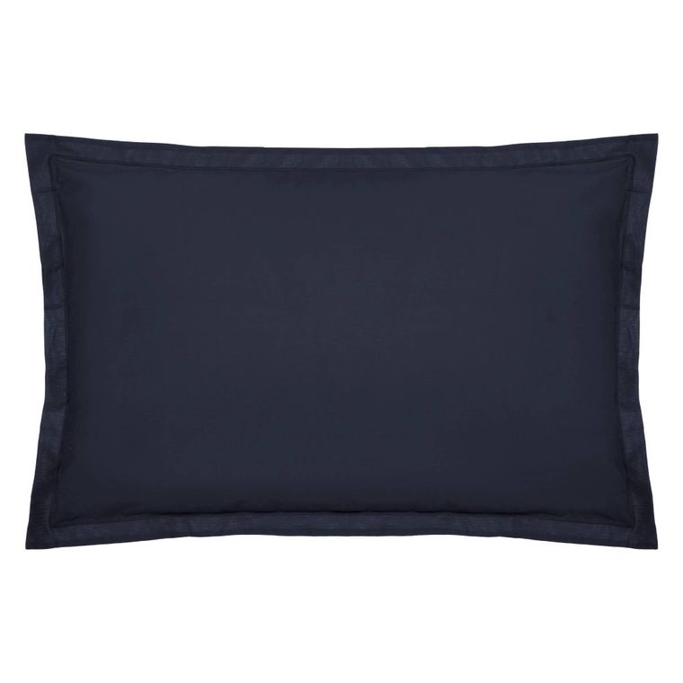 Atmosphera, poszewka na poduszkę z bawełny, 50-70 cm, granatowa