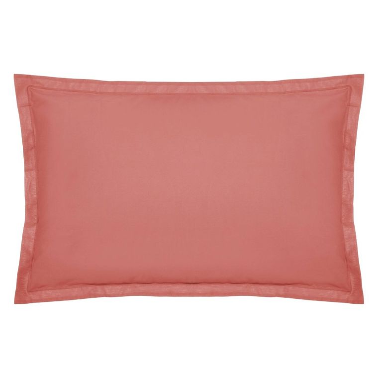 Atmosphera, poszewka na poduszkę z bawełny, 50-70 cm, koralowa