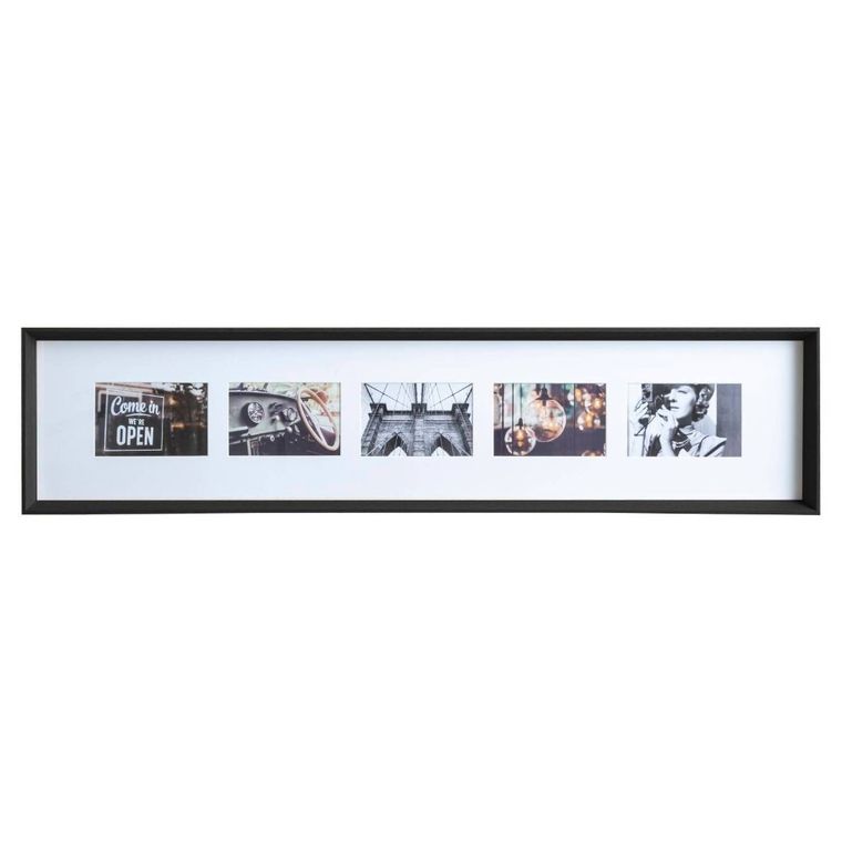 Atmosphera, ramka na 5 zdjęć, Axel, 22-97 cm, czarna
