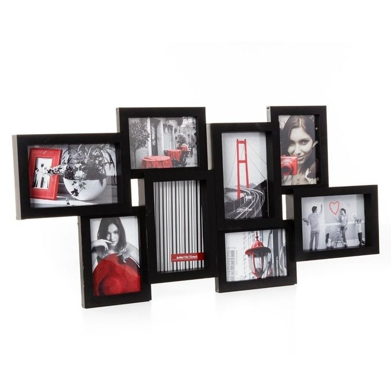 Atmosphera, ramka na 8 zdjęć, galeria, czarna