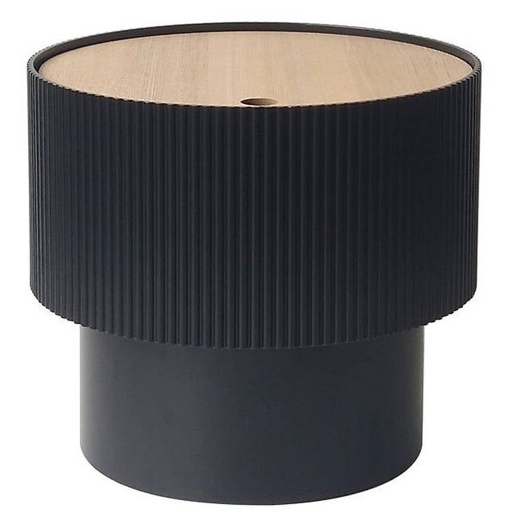 Atmosphera, stolik kawowy ze schowkiem, Enola, okrągły, Ø 38.5 cm