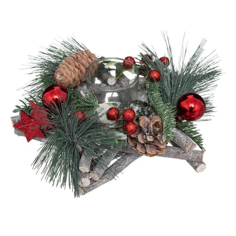 Atmosphera, stroik świąteczny z miejscem na świecę