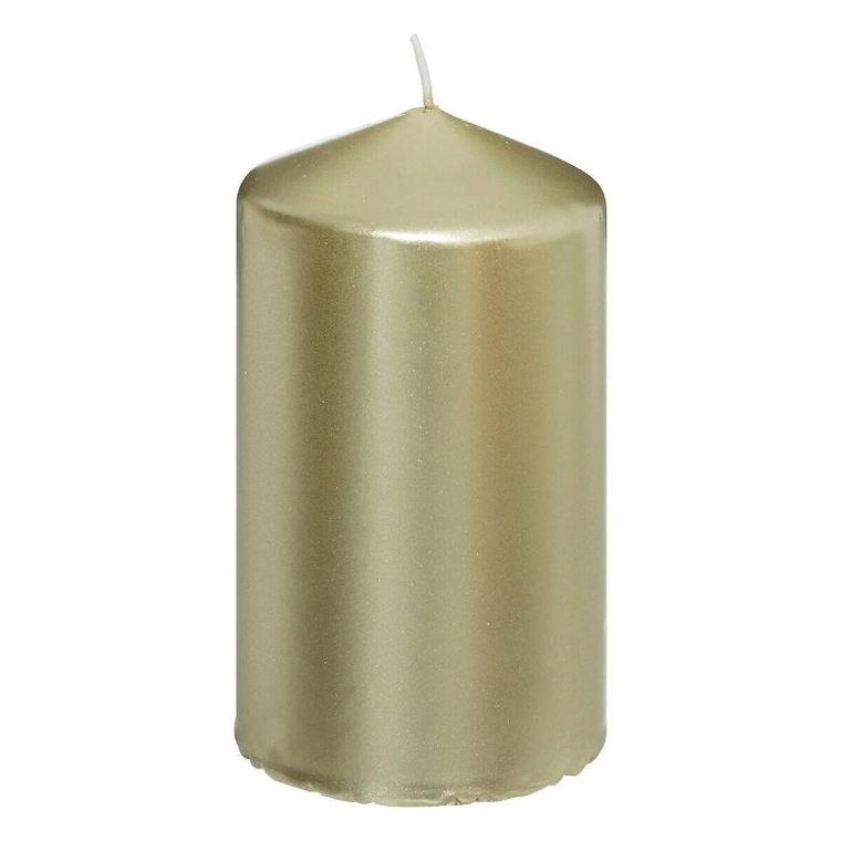 Atmosphera, świeca walec, błyszcząca, 12 cm