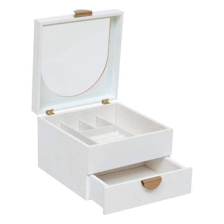 Atmosphera, Wild Romance, szkatułka na biżuterię z lusterkiem, 20-19,5-13,5 cm