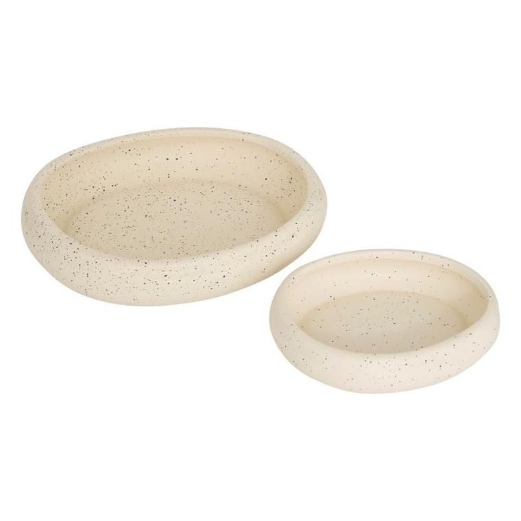 Atmosphera, Wonja, ceramiczne patery dekoracyjne, 2 sztuki