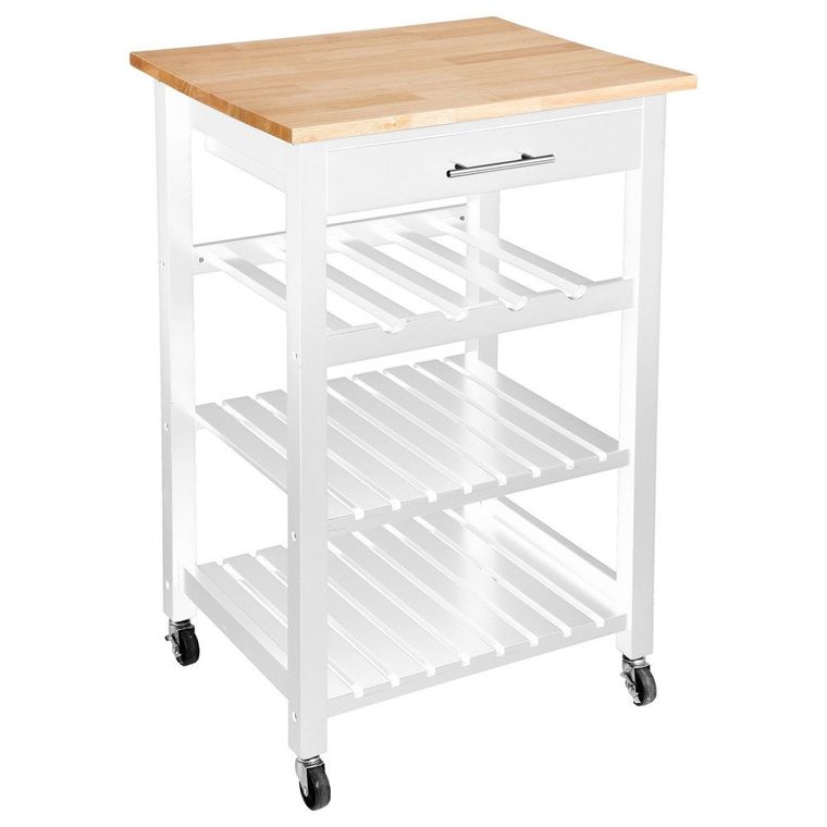 Atmosphera, wózek do kuchni, drewniany