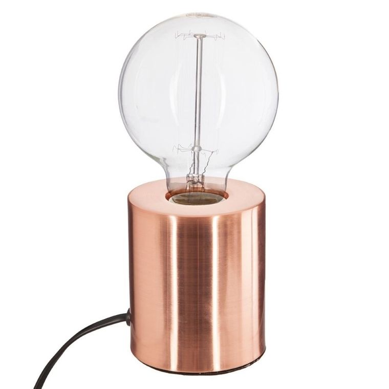 Atmosphera, żarówka dekoracyjna, Tube Cuivre, 10 cm, miedziany