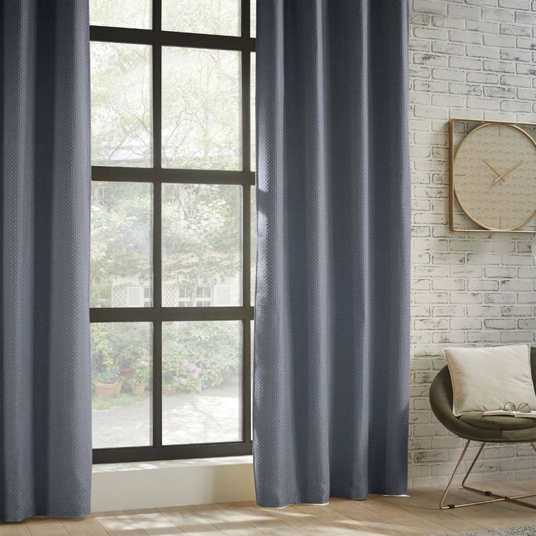 Atmosphera, zasłona zaciemniająca, Mattone, 140-260 cm, szara