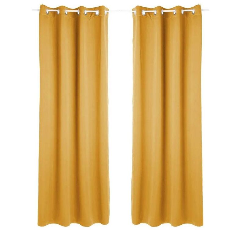 Atmosphera, zasłona zaciemniająca na przelotkach 135-240 cm, 2 szt. w komplecie