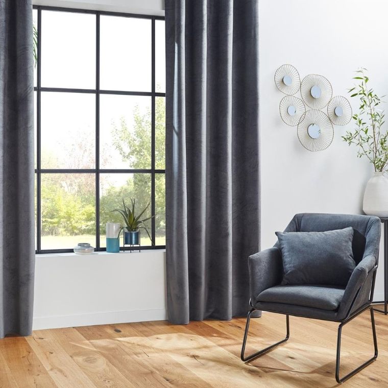 Atmosphera, zasłona zaciemniająca, Otto, 140-260 cm, antracyt