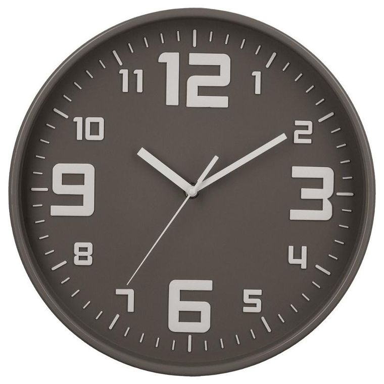 Atmosphera, zegar na ścianę, okrągła tarcza do eleganckich i modnych wnętrz