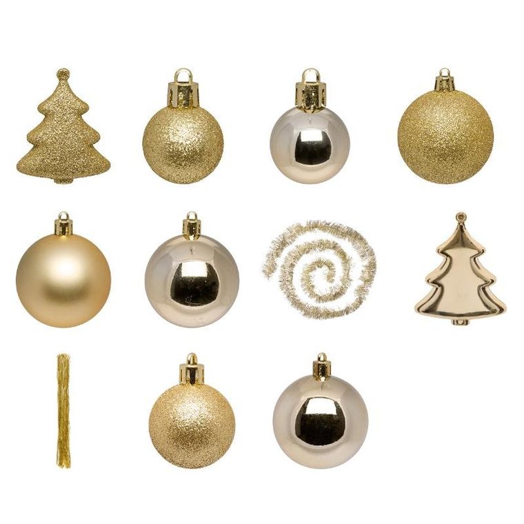 Atmosphera, zestaw ozdób choinkowych, 44 elementy