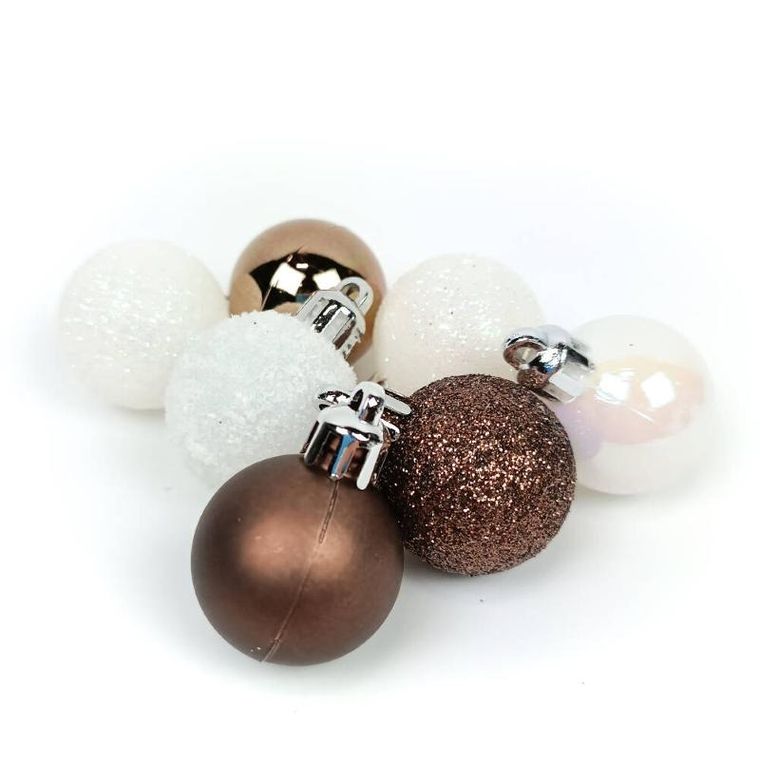 Atmosphera, zestaw ozdób świątecznych w różnych kolorach, 44 elementy