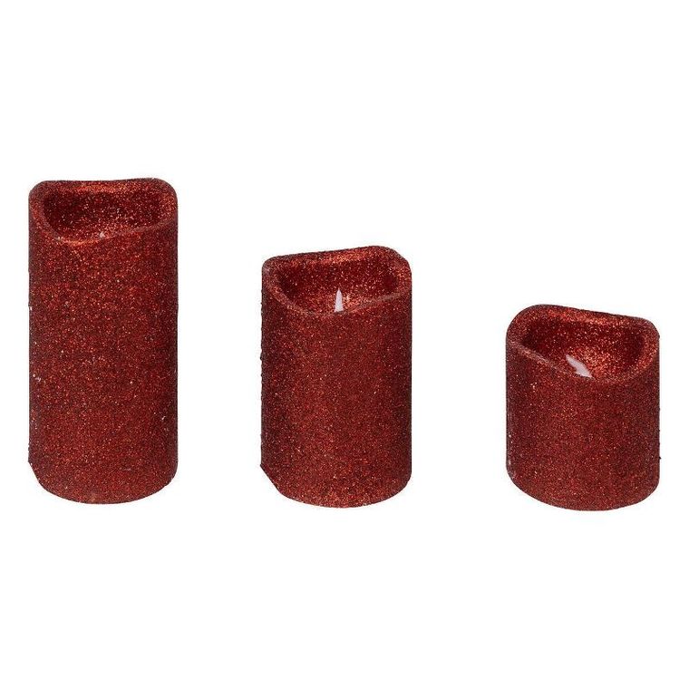 Atmosphera, zestaw świec LED, 3 szt.