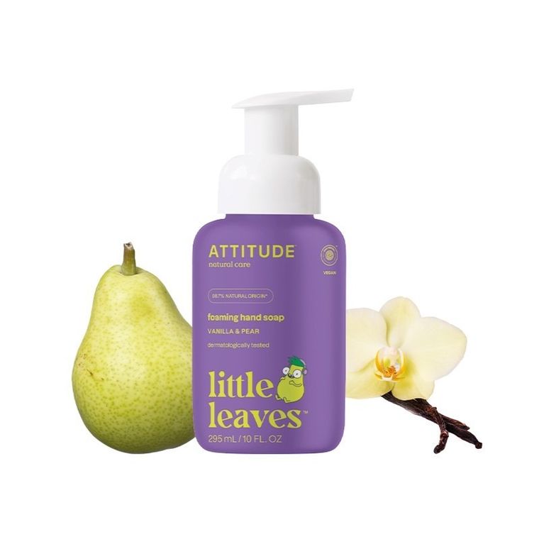 Attitude, Little Ones, Gruszkowy Nektar i Wanilia, mydło w piance do rąk dla dzieci, 295 ml