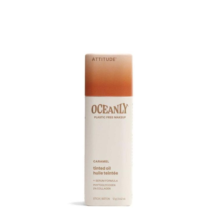 Attitude, Oceanly, olejek koloryzujący, tined oil serum, Caramel, 12 g