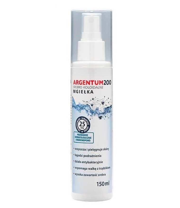 Aura Herbals, Argentum 200, mgiełka do ciała, 25PPM, Srebro Koloidalne, 150 ml