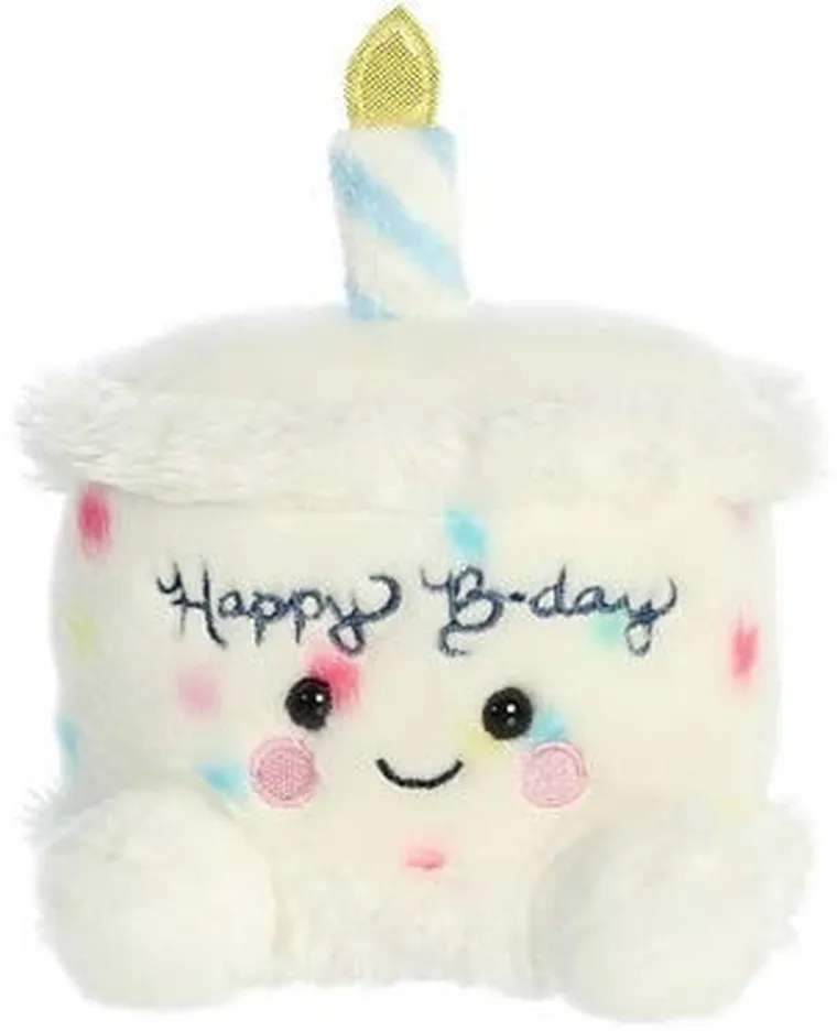 Aurora, Palm Pals, tort, biały, maskotka, 13 cm