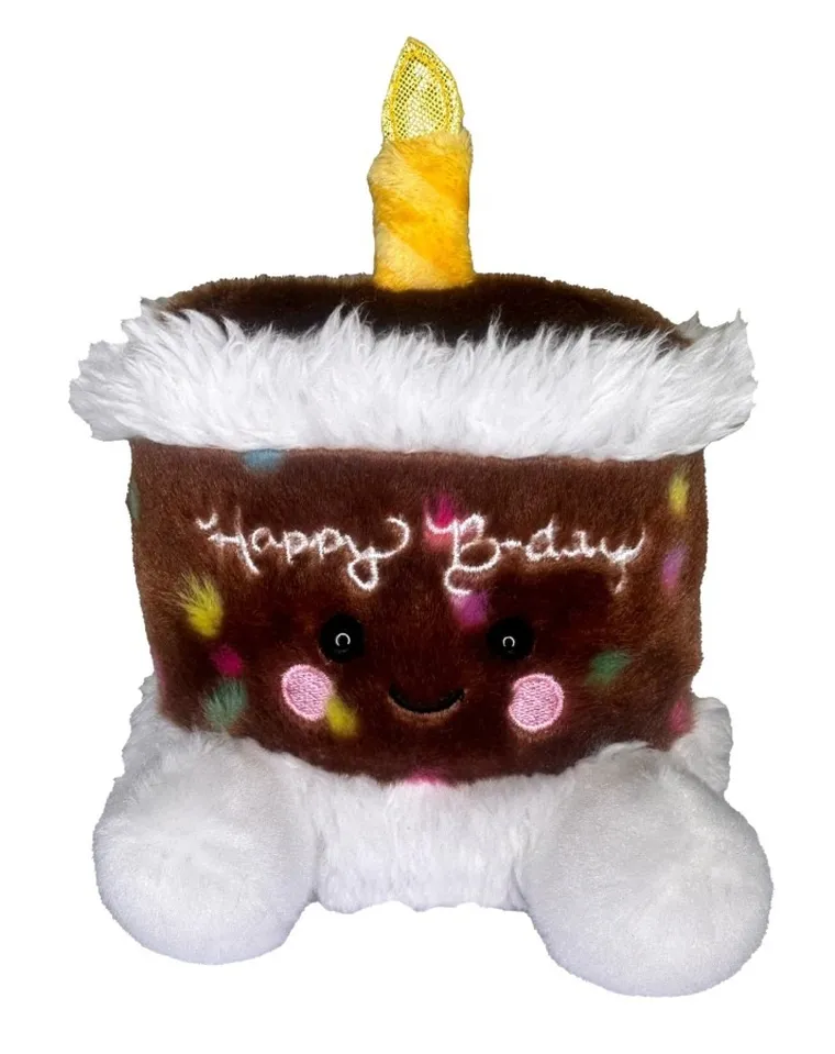 Aurora, Palm Pals, tort, brązowy, maskotka, 13 cm