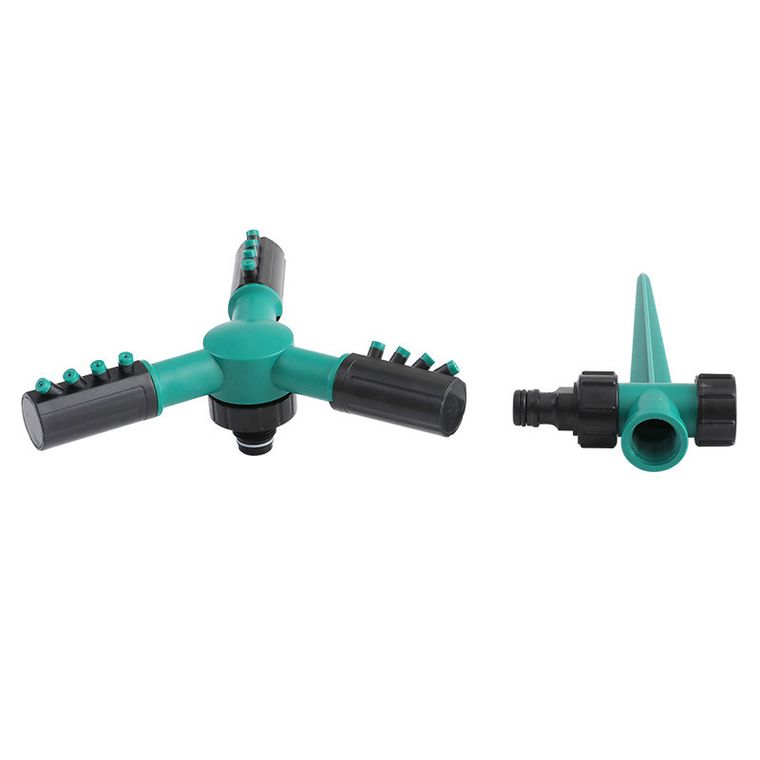 Automatyczny zraszacz wodny do ogrodu, 360°, ciemnozielony