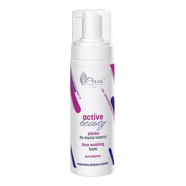 Ava Laboratorium, Active Beauty, pianka do mycia twarzy, 150 ml