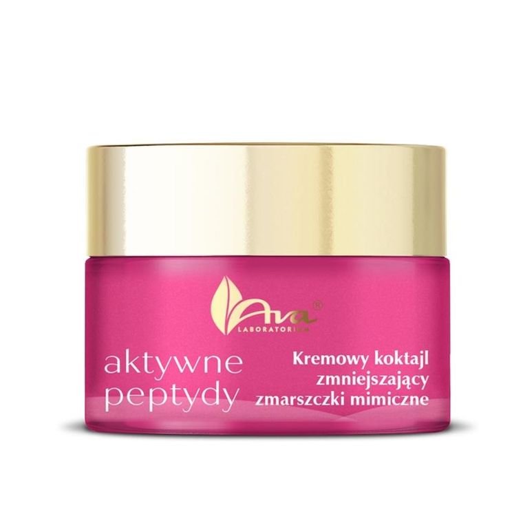 Ava Laboratorium, Aktywne Peptydy, kremowy koktajl zmniejszający zmarszczki mimiczne, 50 ml